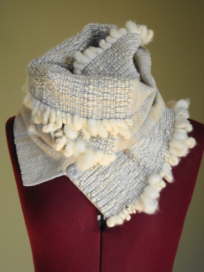 Emi Ito- textured wool scarf
