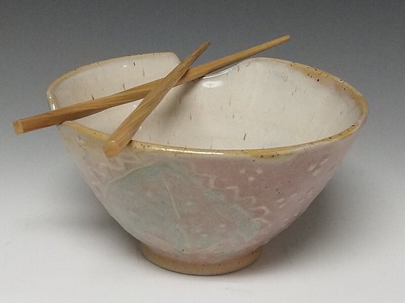 Harold Coyrell Robert- ceramic bowl with chopsticks